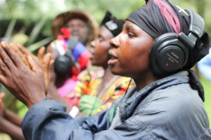 Birara singers at Traveller's Rest Hotel, Kisoro