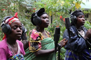 Birara singers at Traveller's Rest Hotel, Kisoro