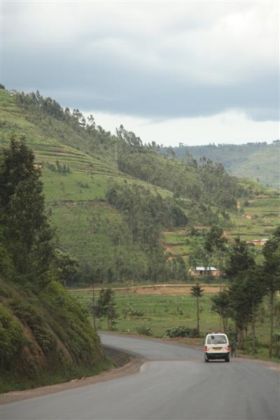 On the road from Kigali to Kisoro