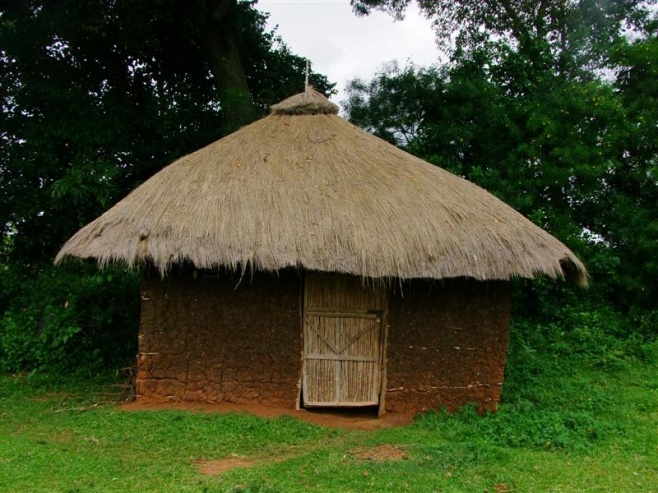 Traditional hut in Kisumu Kenya