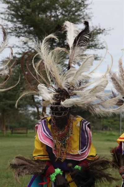 Head dress Kochia Dancers, Homa Bay