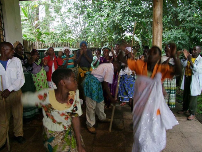 Gatera group dancing at Traveller's Rest Hotel Gatera group dancing at Traveller's Rest Hotel