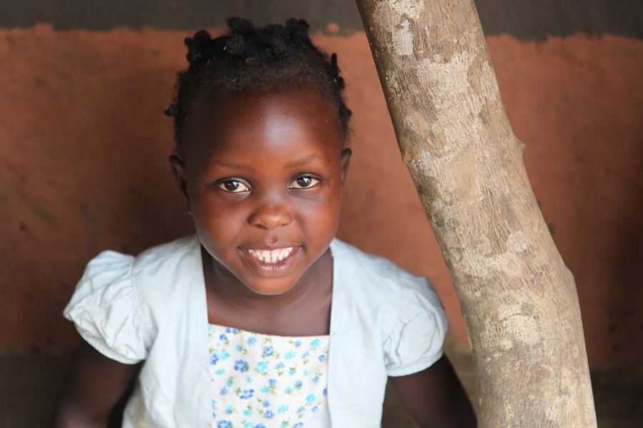 Little girl from Obuell-Lira community