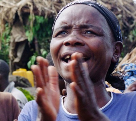 Batwa singer from Mperwa community